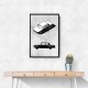 Minimal Car Series II Wall Art