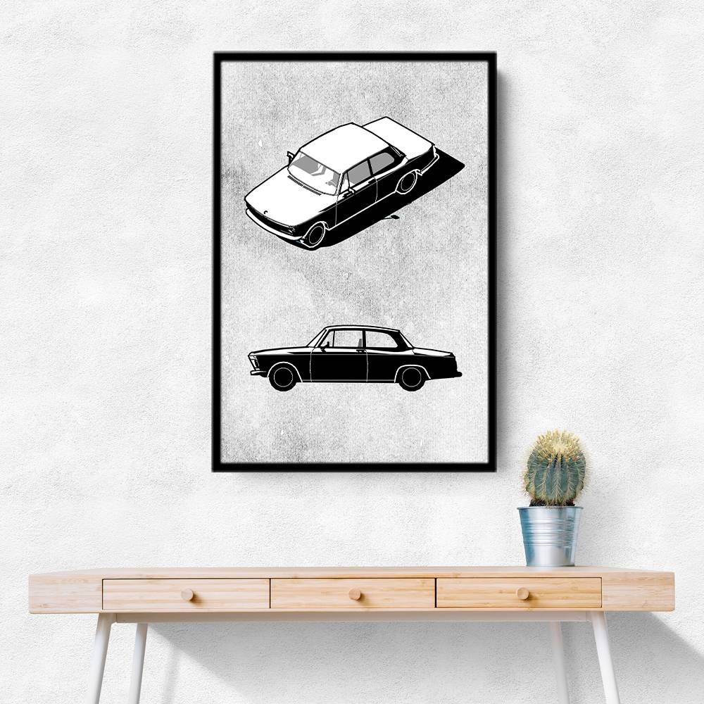 Minimal Car Series II Wall Art