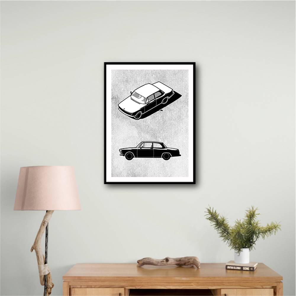 Minimal Car Series II Wall Art