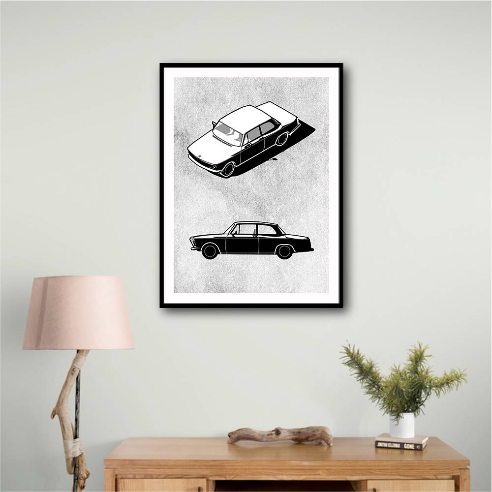 Minimal Car Series II Wall Art