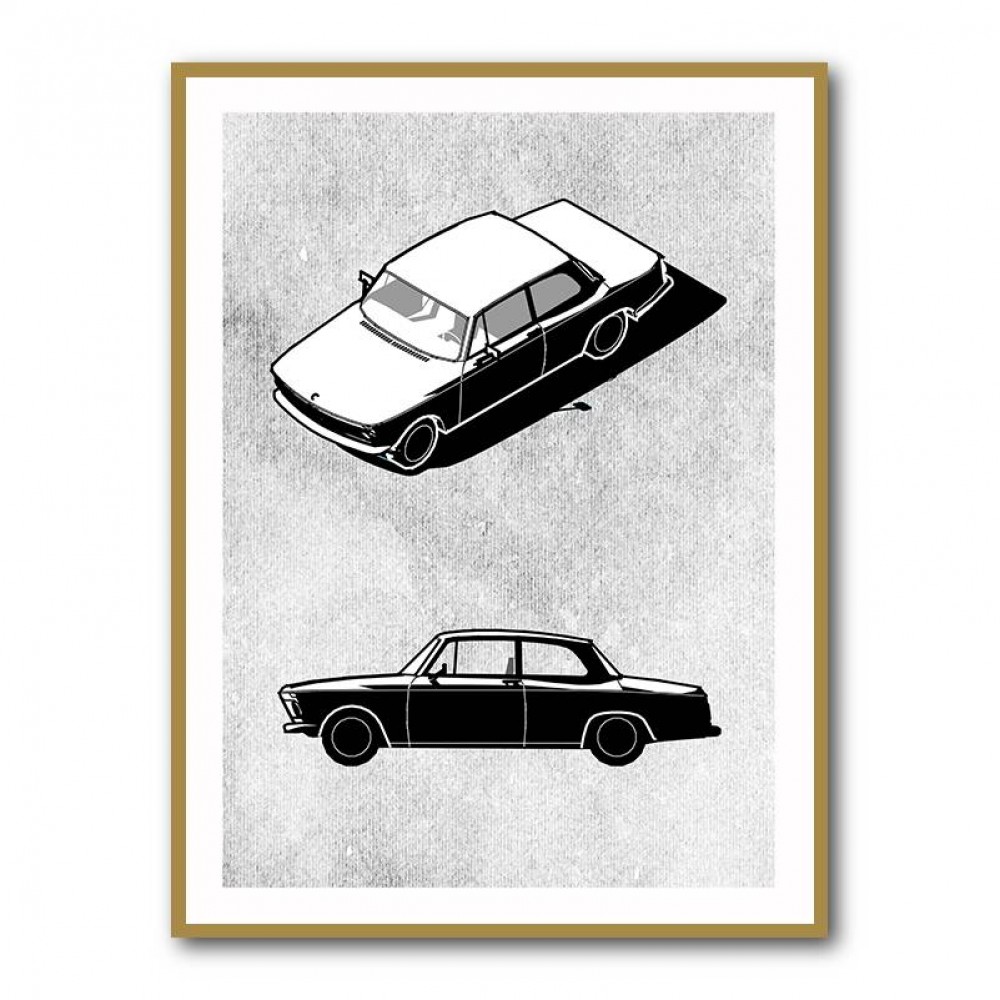 Minimal Car Series II Wall Art