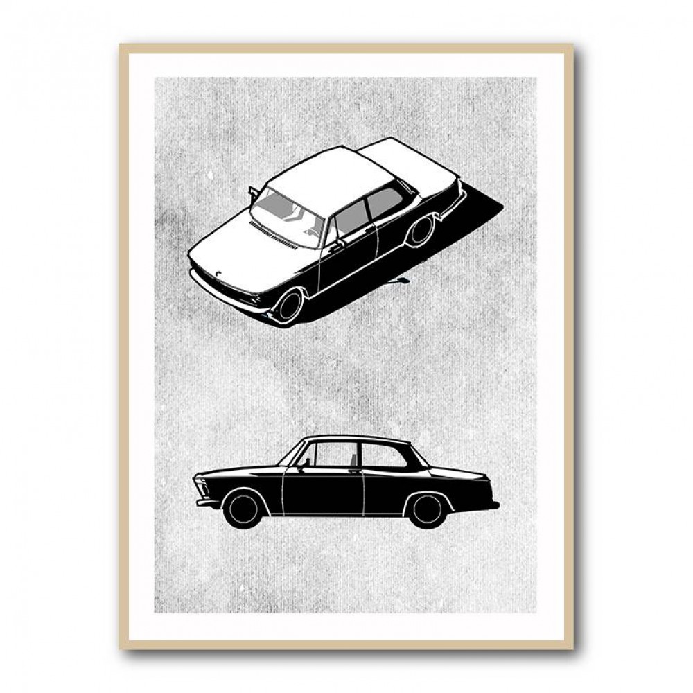 Minimal Car Series II Wall Art