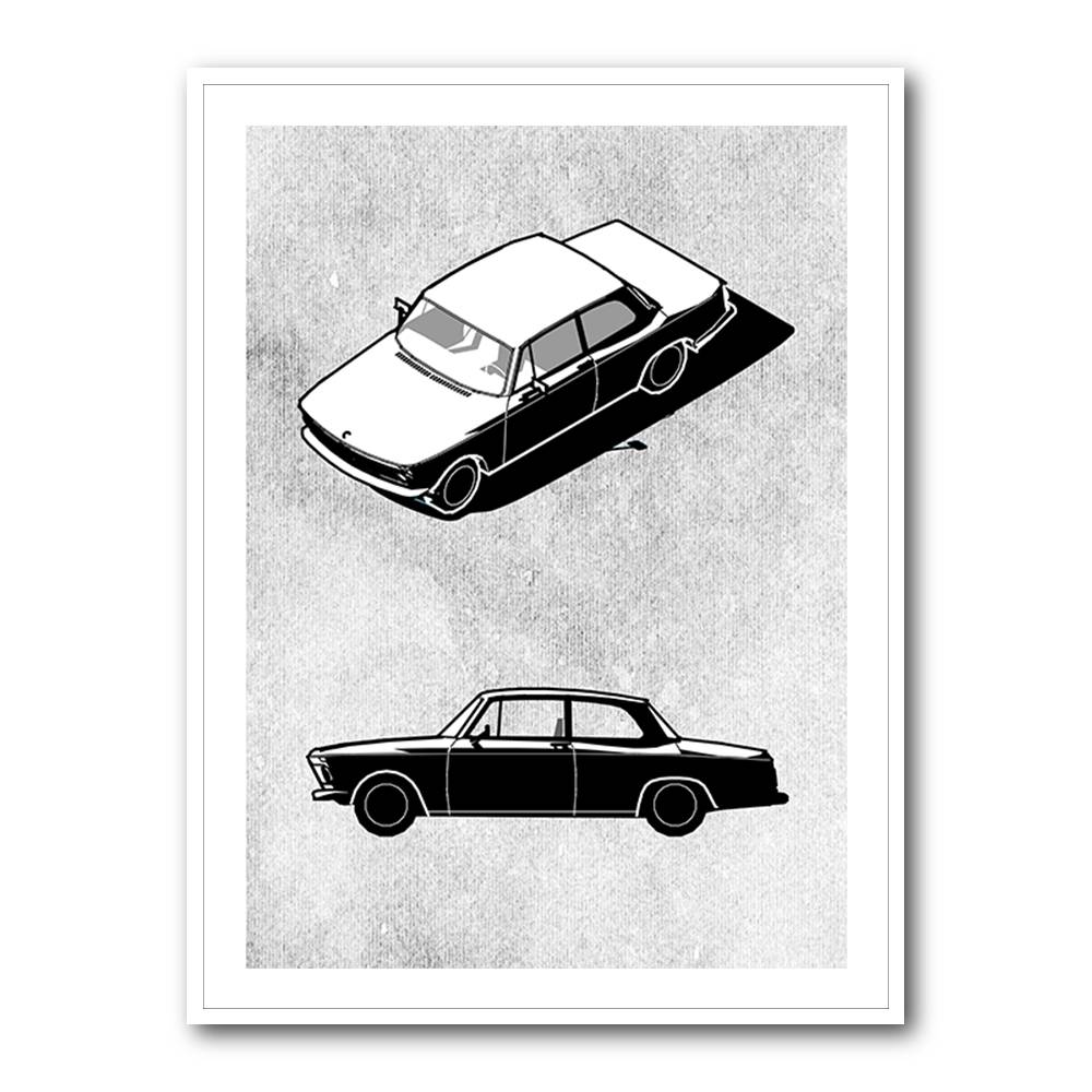 Minimal Car Series II Wall Art