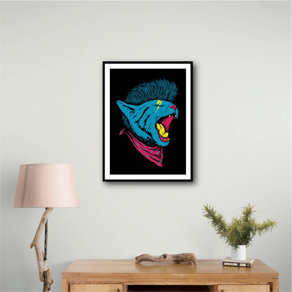 The Killer Cat Wall Art