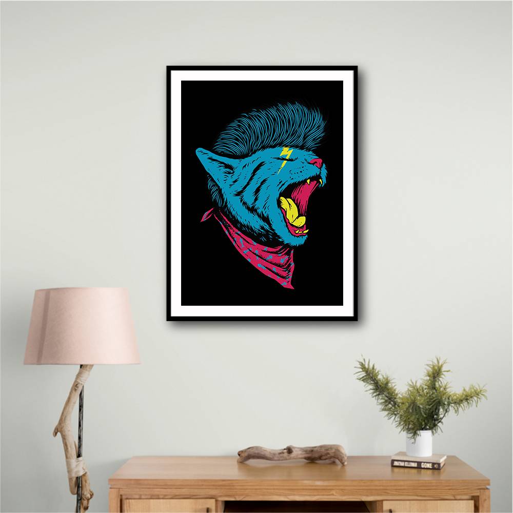 The Killer Cat Wall Art