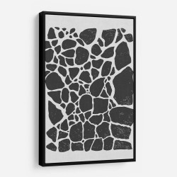 Geometric Rocky Pattern Wall Art