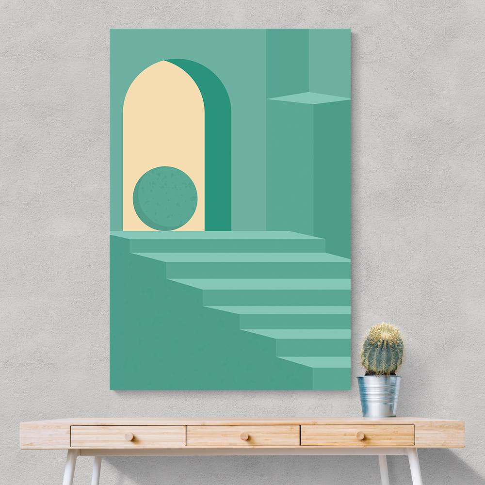 Minimal Architecture Design #1 Wall Art