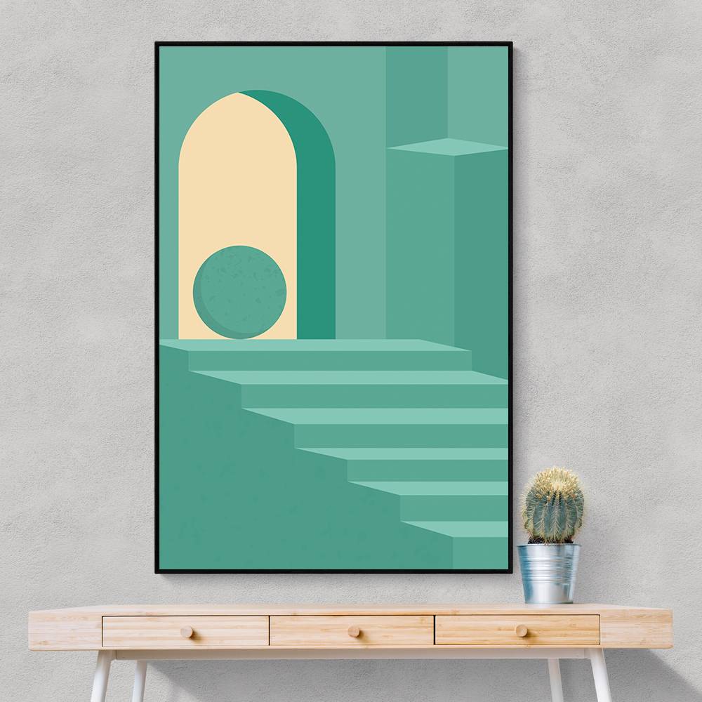 Minimal Architecture Design #1 Wall Art