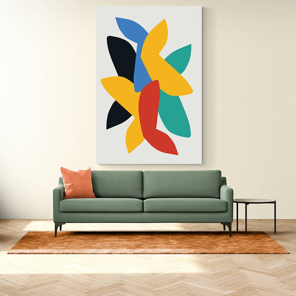 Abstract Birds Wall Art