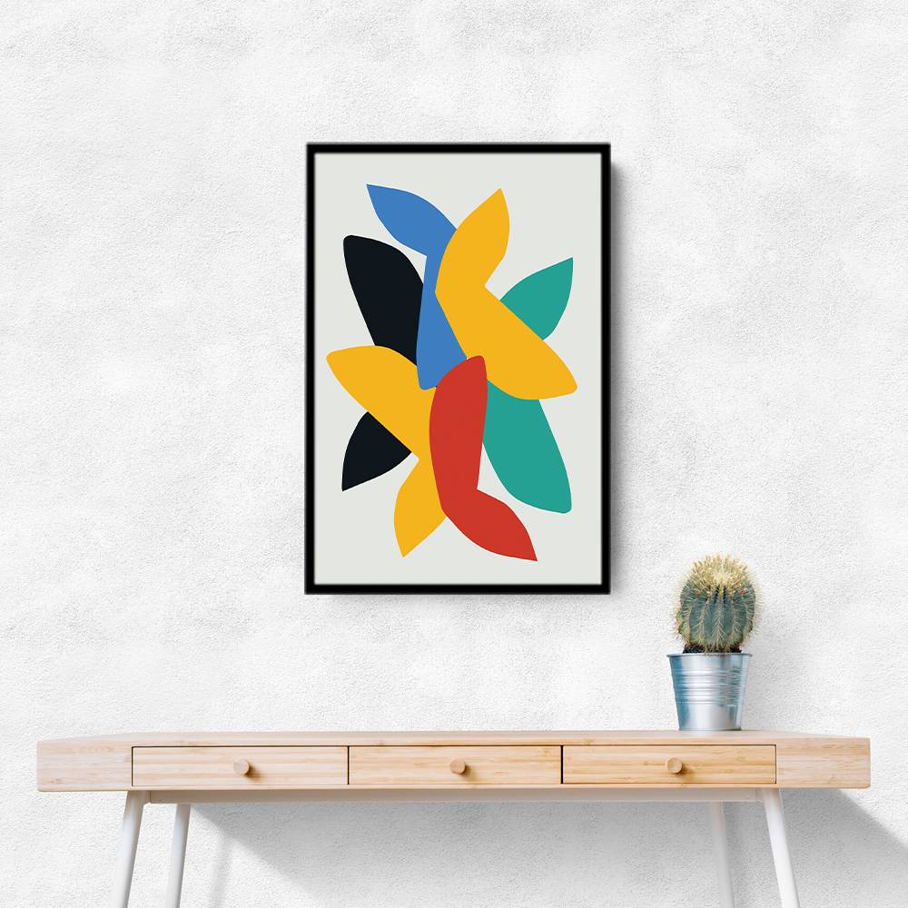 Abstract Birds Wall Art