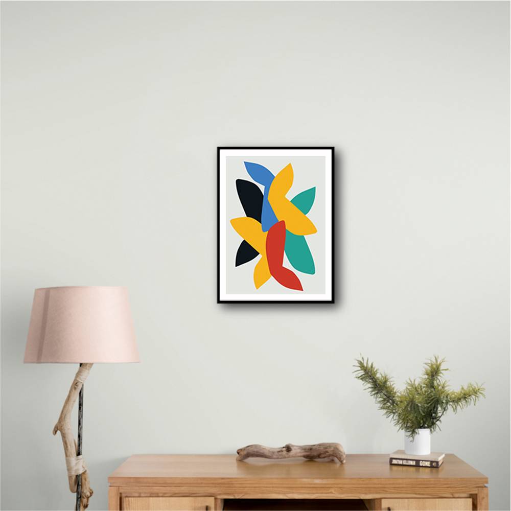 Abstract Birds Wall Art