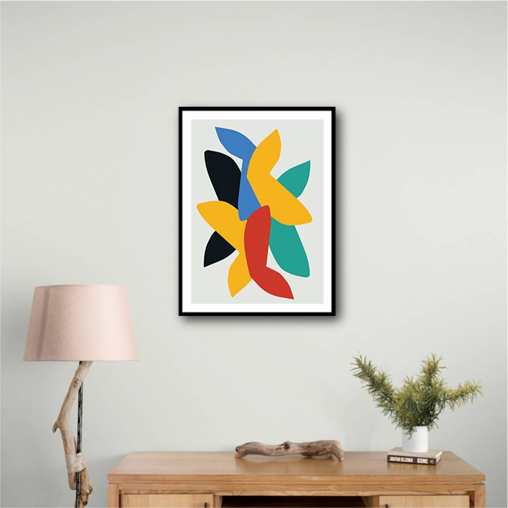 Abstract Birds Wall Art