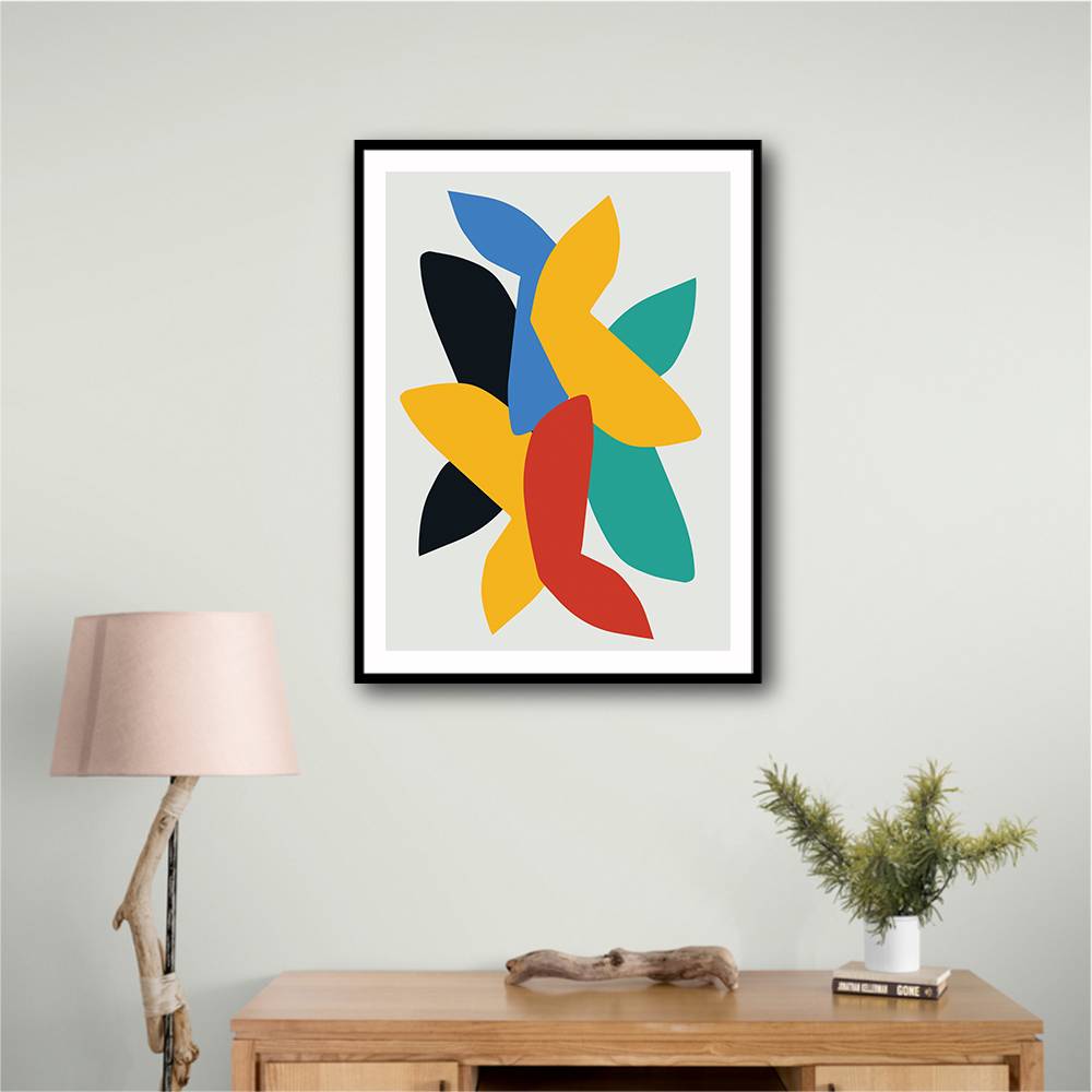 Abstract Birds Wall Art