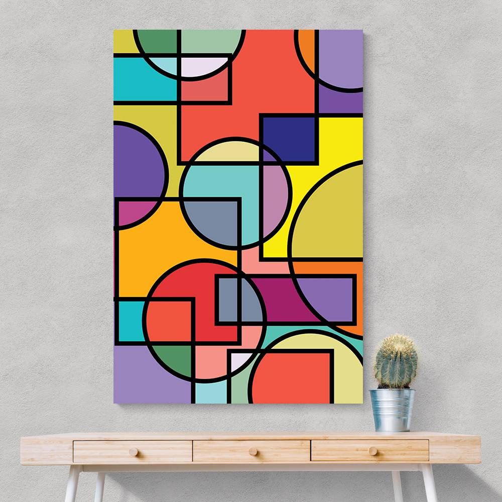 Abstract Circles Collection #1 Wall Art