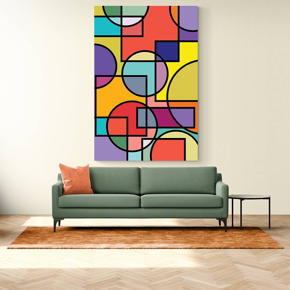 Abstract Circles Collection #1 Wall Art