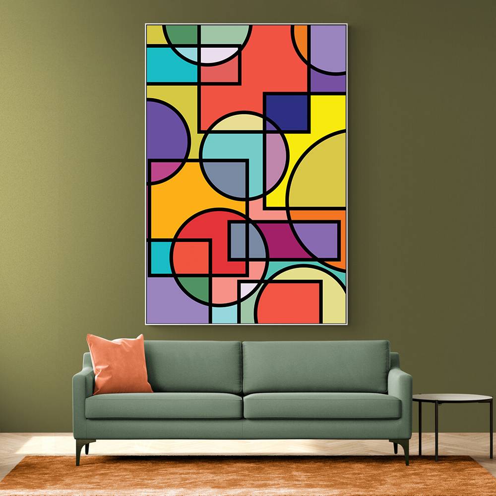 Abstract Circles Collection #1 Wall Art