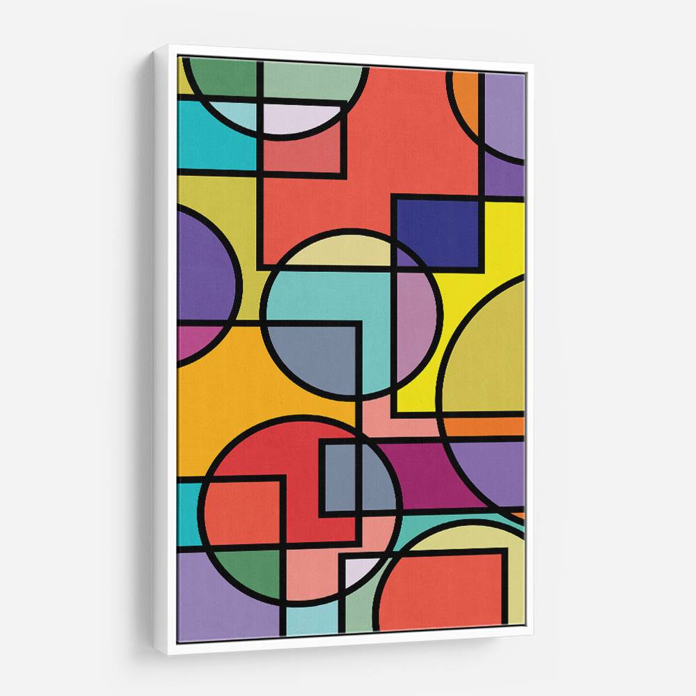 Abstract Circles Collection #1 Wall Art