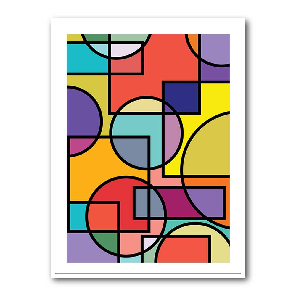 Abstract Circles Collection #1 Wall Art