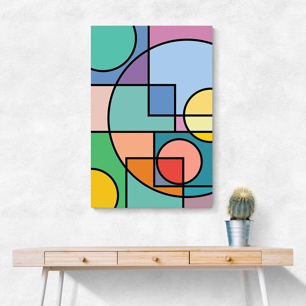 Abstract Circles Collection #2 Wall Art