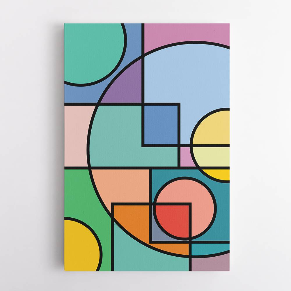 Abstract Circles Collection #2 Wall Art