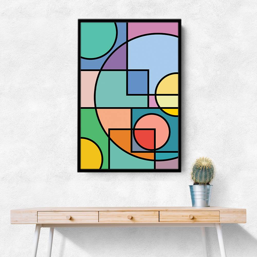 Abstract Circles Collection #2 Wall Art