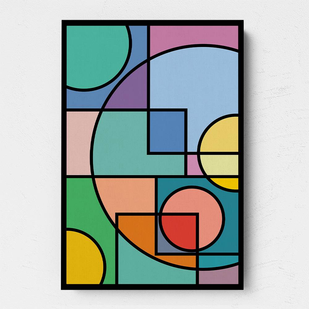 Abstract Circles Collection #2 Wall Art