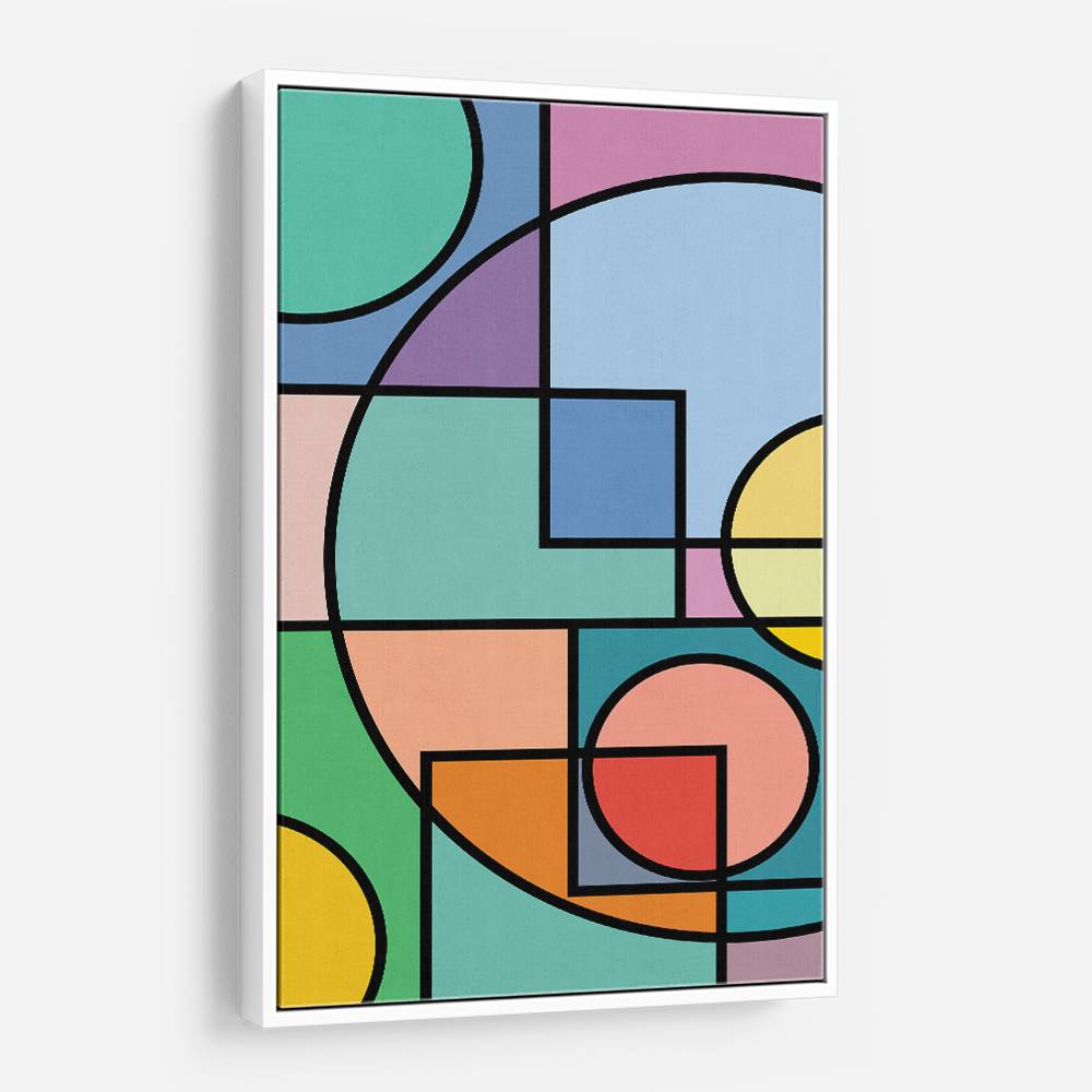 Abstract Circles Collection #2 Wall Art