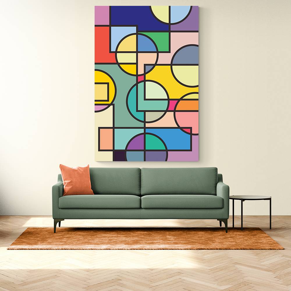 Abstract Circles Collection #3 Wall Art