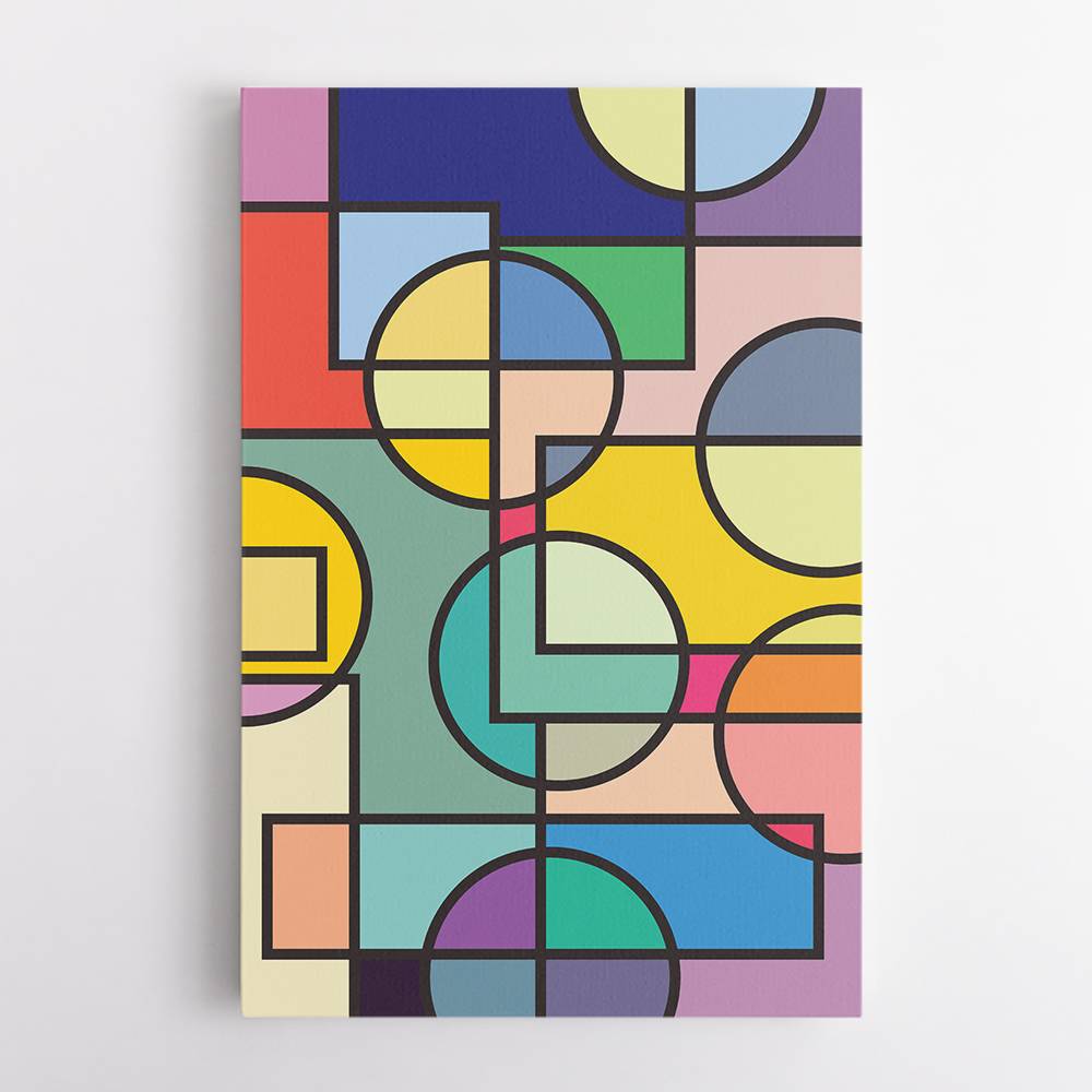 Abstract Circles Collection #3 Wall Art