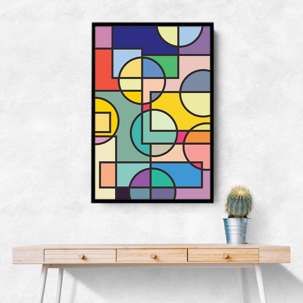 Abstract Circles Collection #3 Wall Art