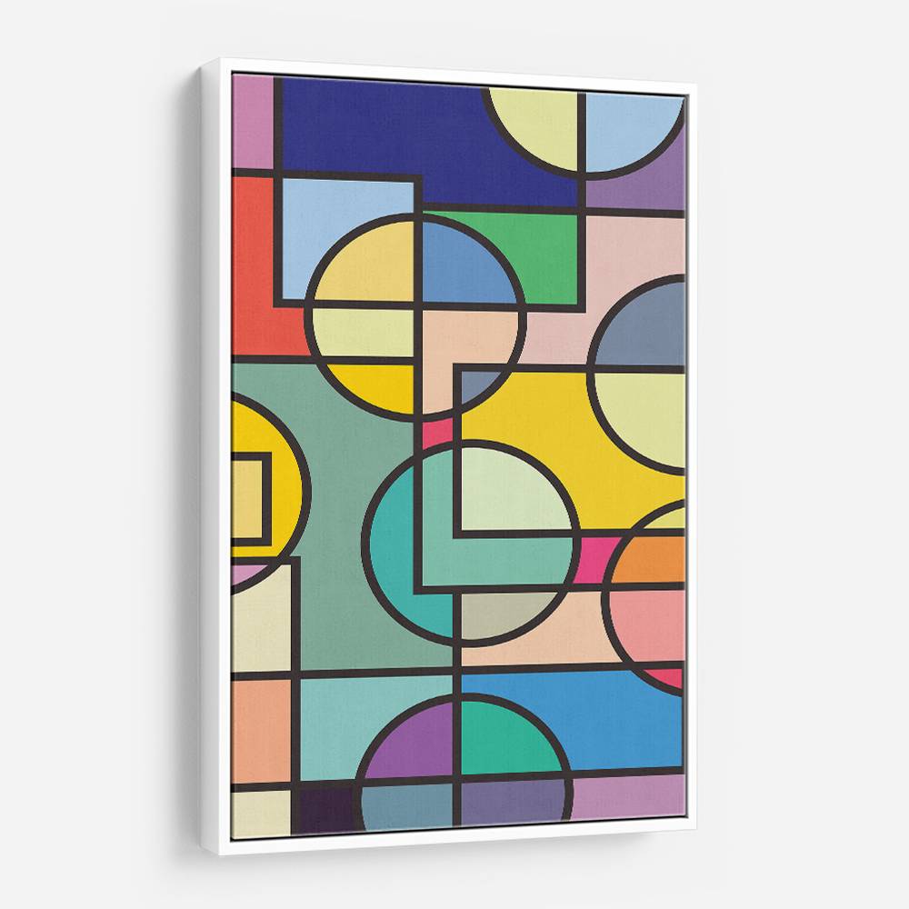 Abstract Circles Collection #3 Wall Art