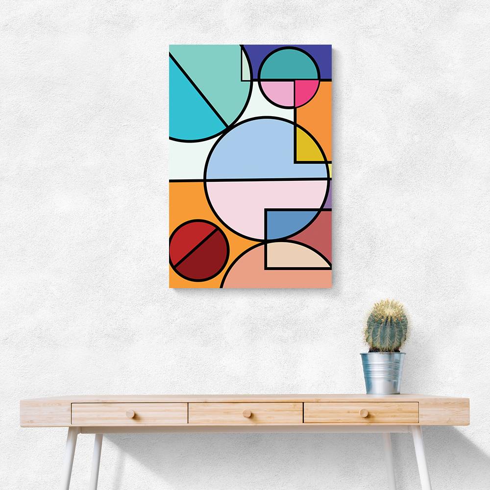 Abstract Circles Collection #4 Wall Art