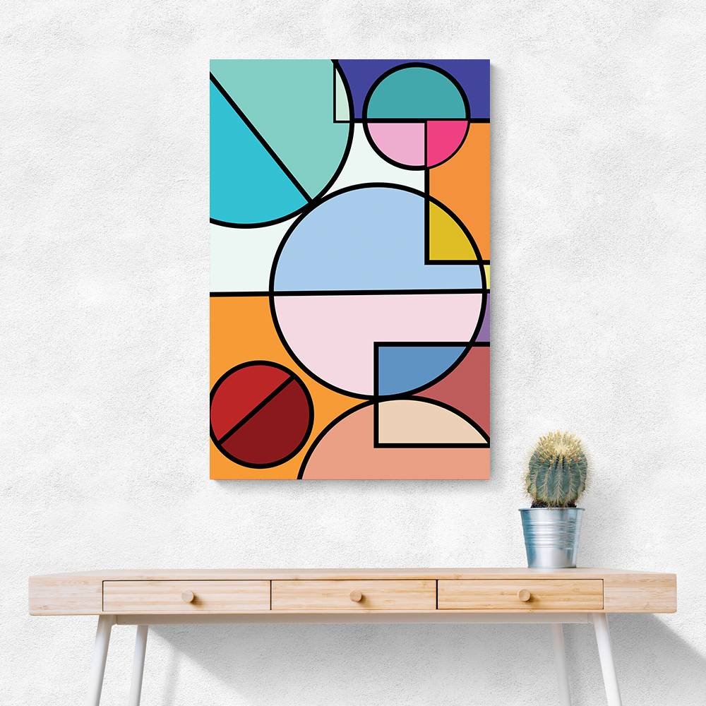 Abstract Circles Collection #4 Wall Art