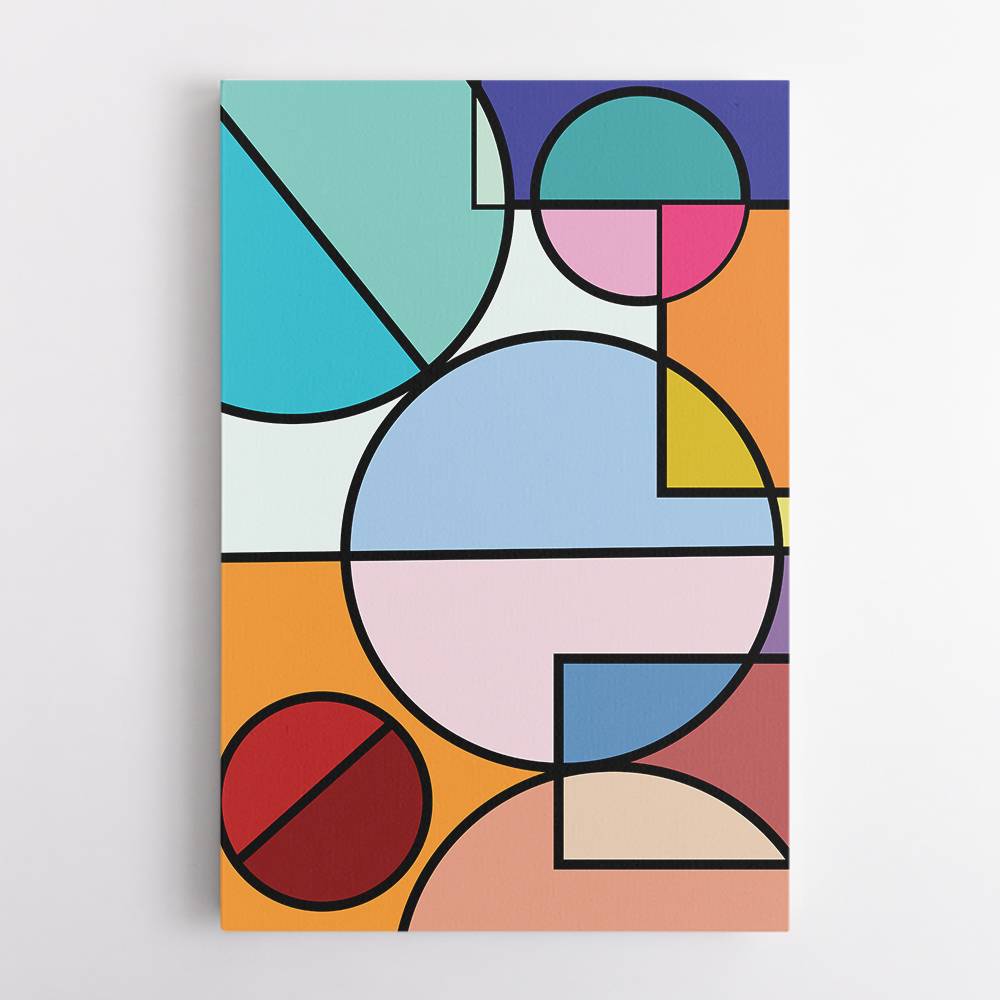 Abstract Circles Collection #4 Wall Art