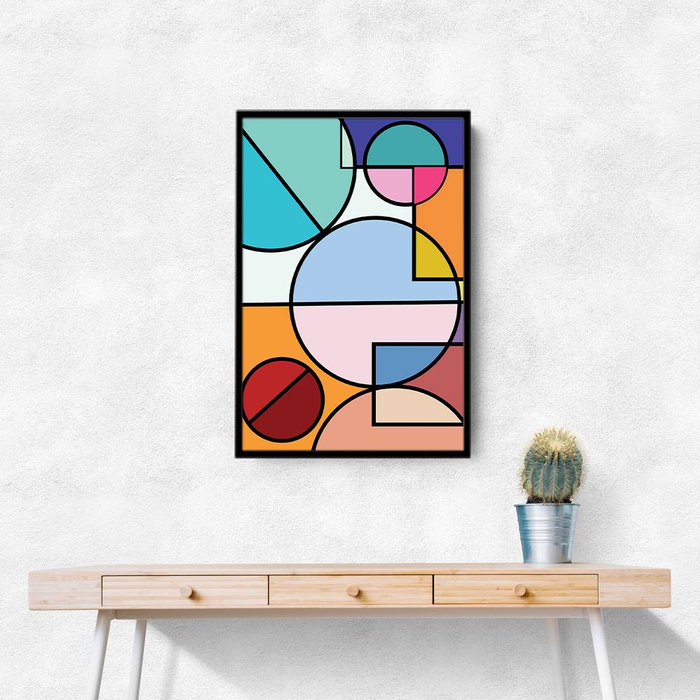 Abstract Circles Collection #4 Wall Art