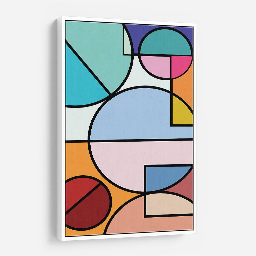 Abstract Circles Collection #4 Wall Art