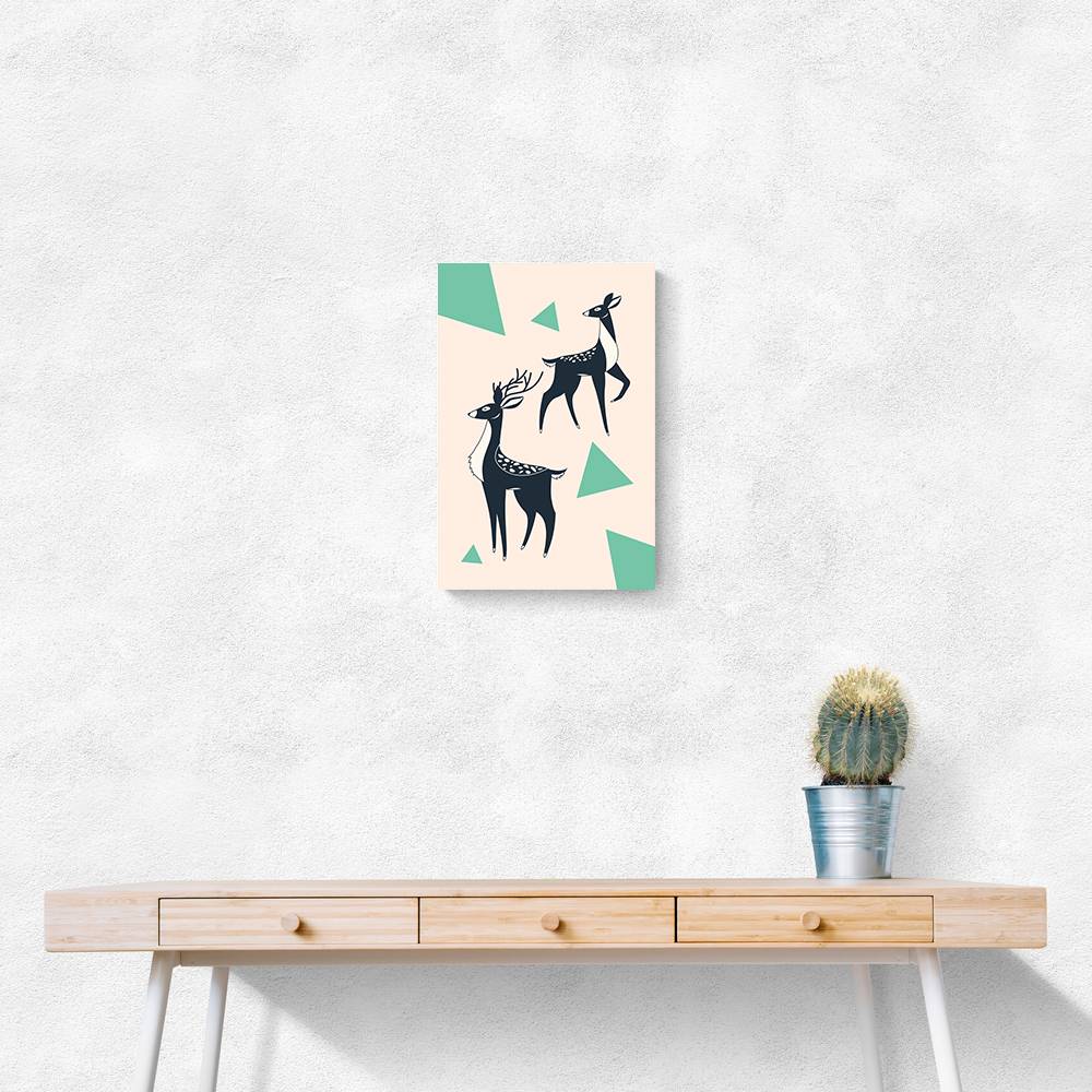 Abstract Deer #2 Wall Art