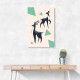 Abstract Deer #2 Wall Art