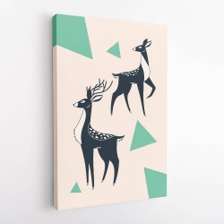 Abstract Deer #2 Wall Art