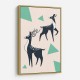 Abstract Deer #2 Wall Art