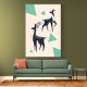 Abstract Deer #2 Wall Art