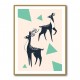 Abstract Deer #2 Wall Art