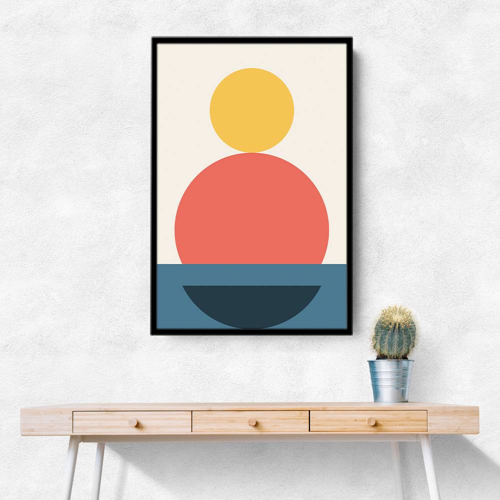 Abstract Geometric Fun #3 Wall Art