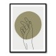 Abstract Minimal Hand #1 Wall Art