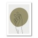 Abstract Minimal Hand #1 Wall Art