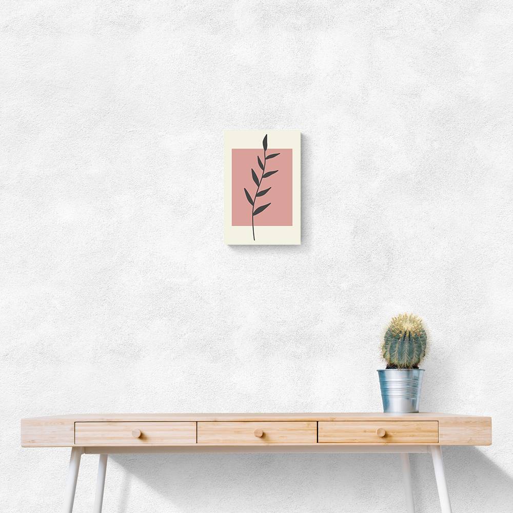  Abstract Minimal Plants #1 Wall Art