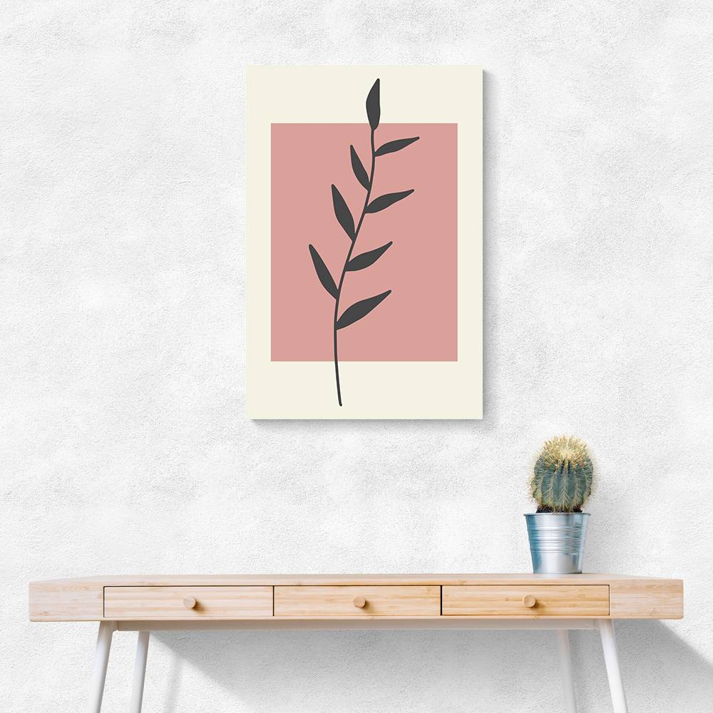  Abstract Minimal Plants #1 Wall Art