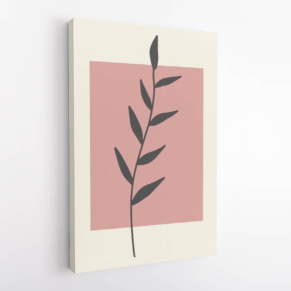  Abstract Minimal Plants #1 Wall Art