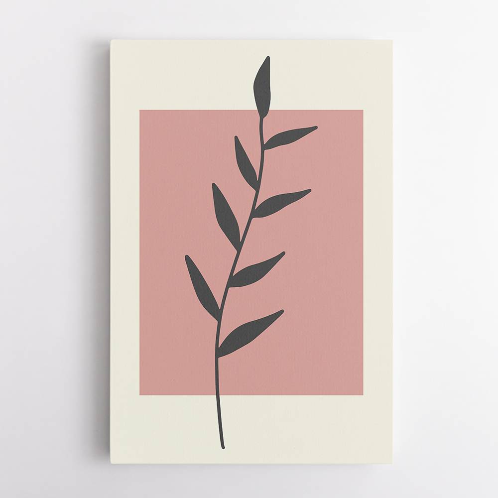  Abstract Minimal Plants #1 Wall Art