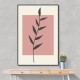  Abstract Minimal Plants #1 Wall Art